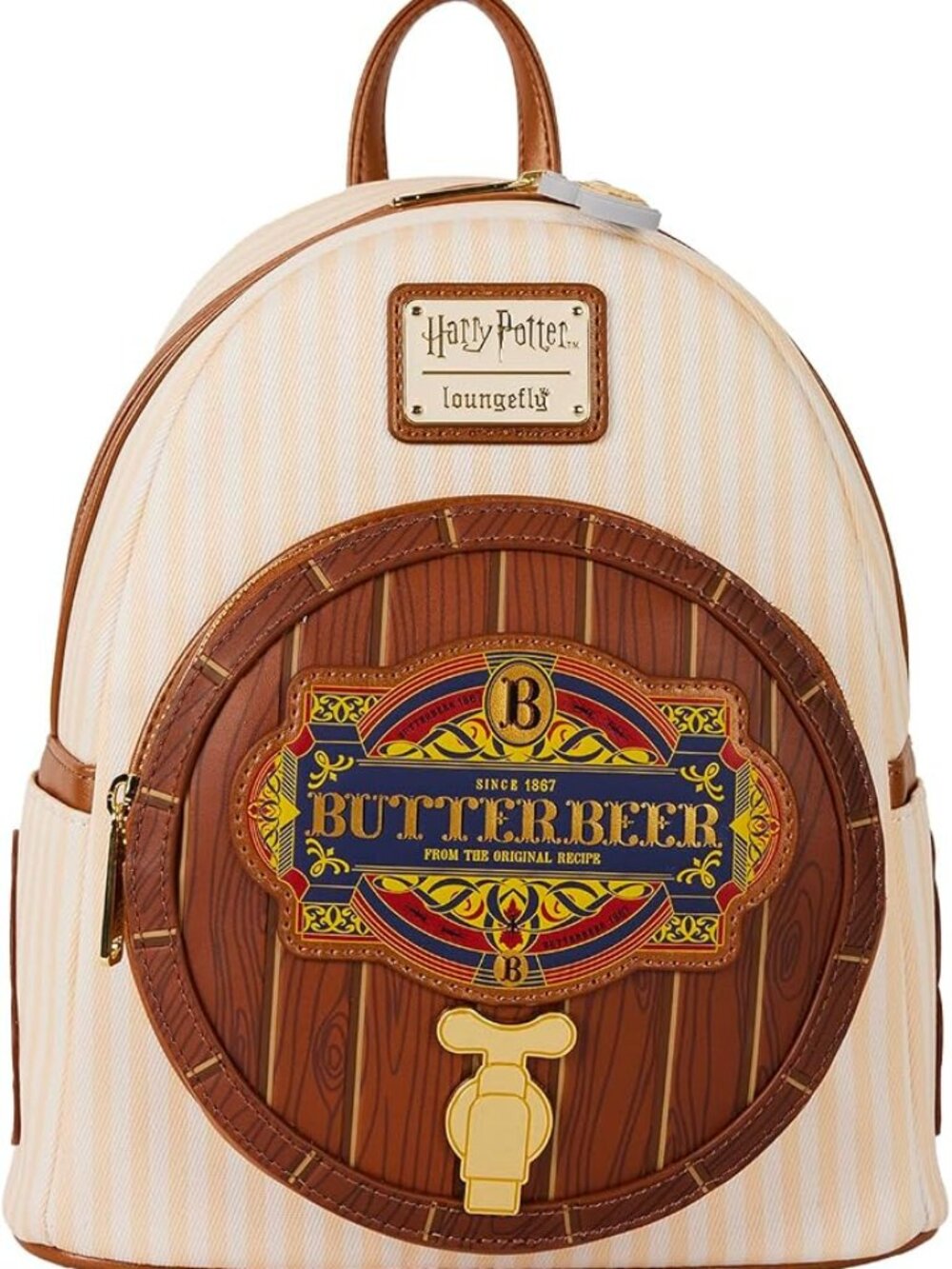 Loungefly Harry Potter Butterbeer Barrel Mini Backpack